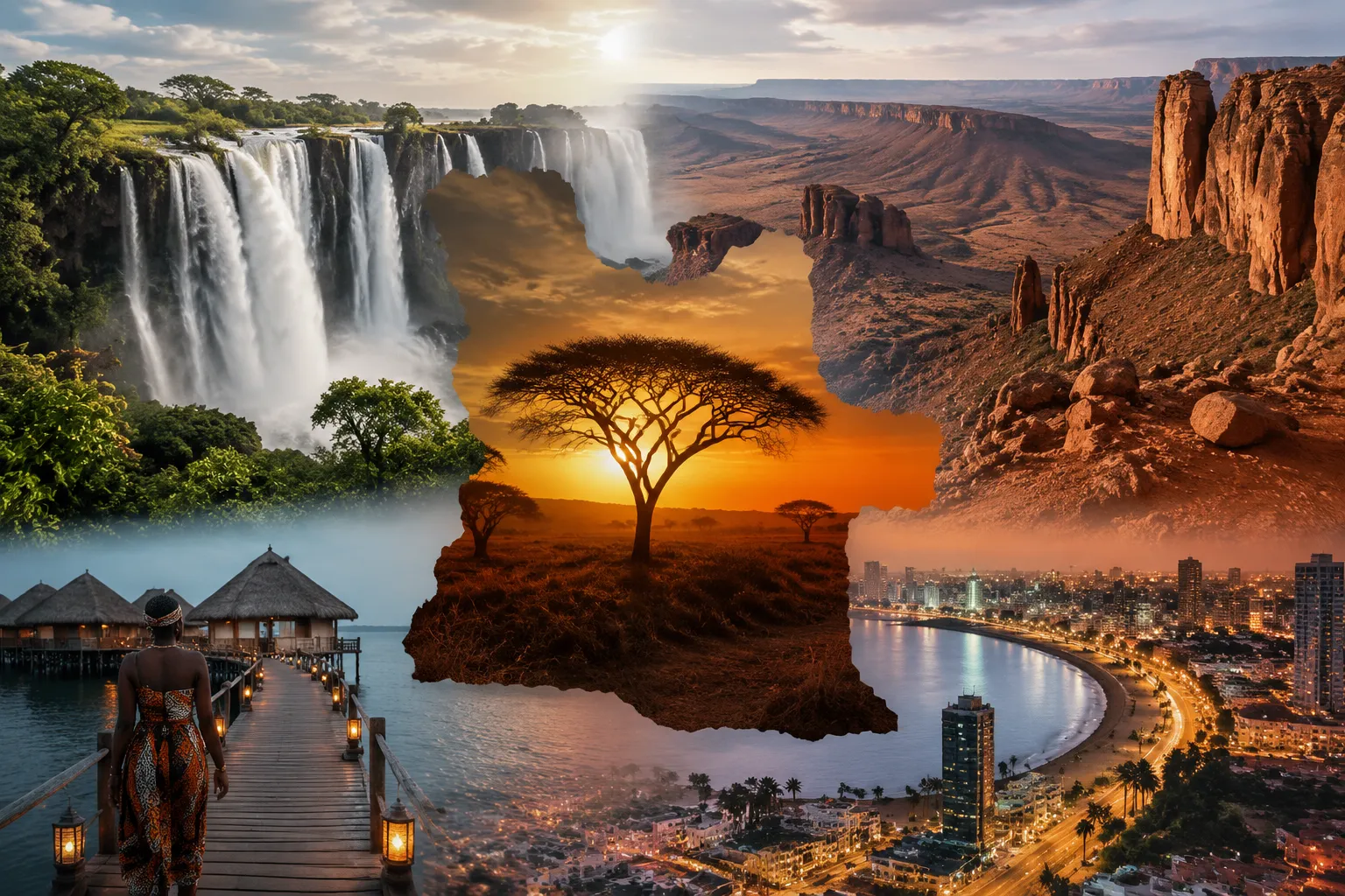 The Tundavala Gap escarpment in southern Angola
