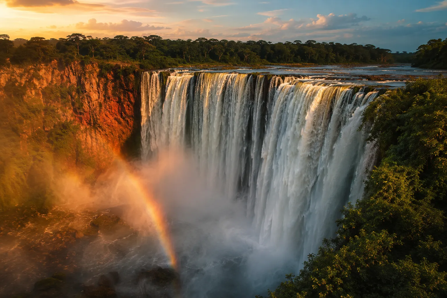 Kalandula Falls near Malanje in Angola