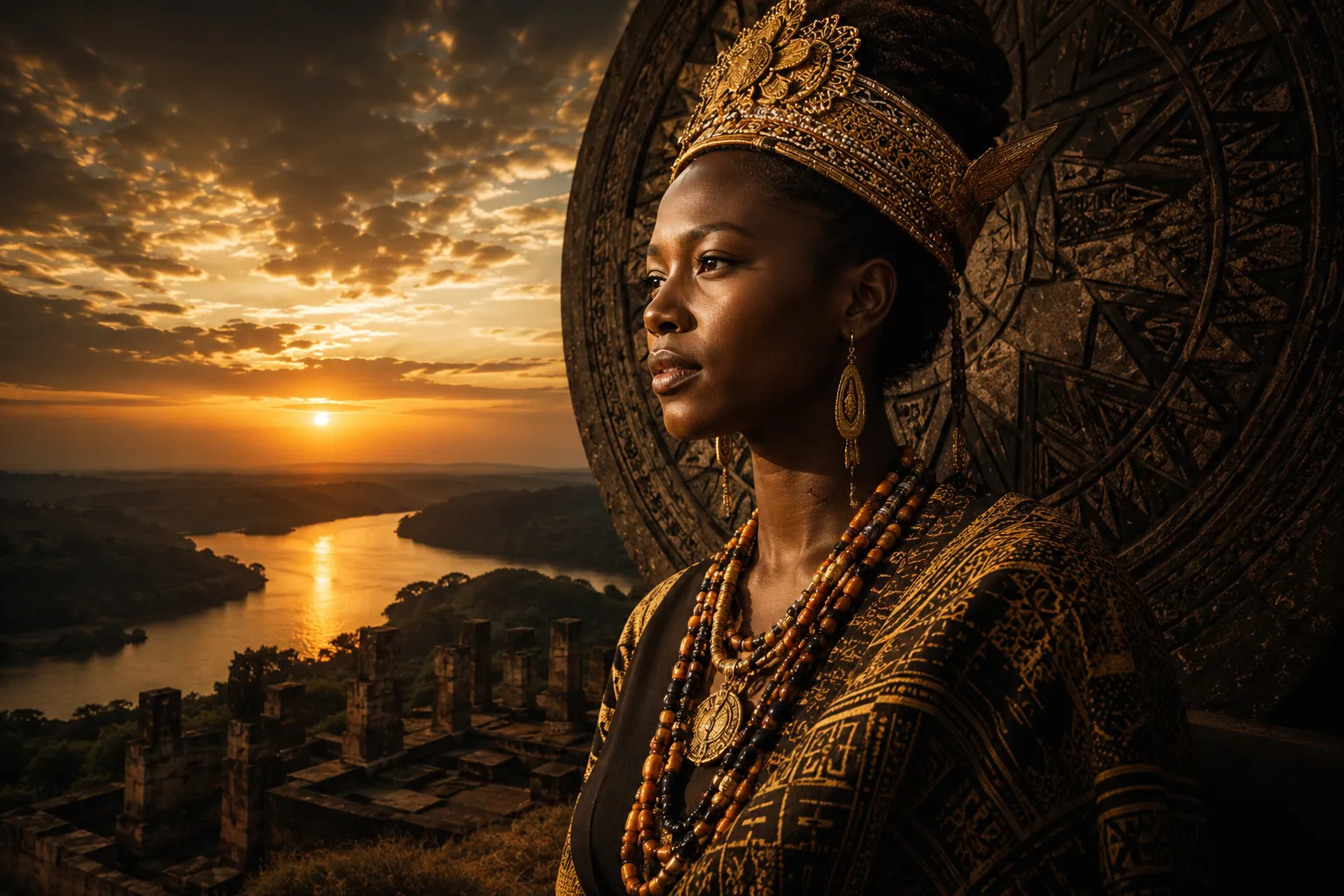 Historic UNESCO site of Mbanza Kongo in northern Angola